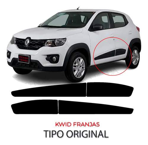 Calcomanía Kwid Puertas Tipo Original