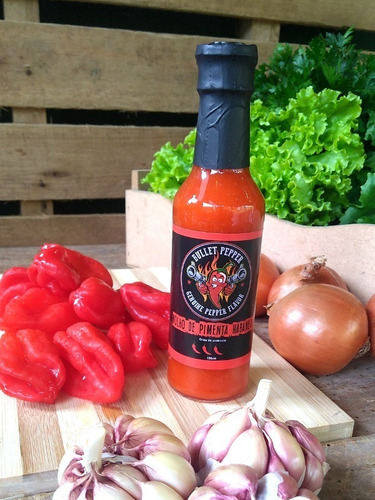 Imagem 2 de 6 de Molho De Pimenta Red Habanero Bullet Pepper 150ml