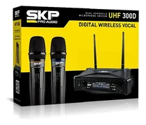 Comprar Micrófono Inalámbrico Doble Profesional Skp Uhf 300d