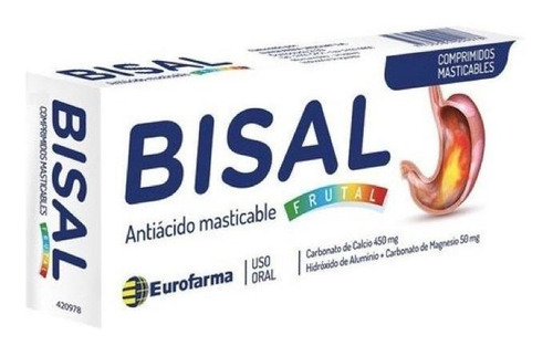 Bisal Frutal Masticable X 10 Comprimidos