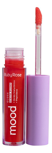 Gloss Plump Mood Ruby Rose - Efeito Volume Cor Vermelho