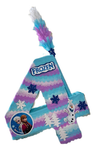 Piñata Frozen Números 