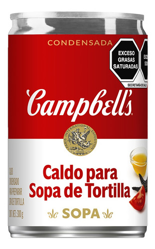 Caldo Campbell's para preparar sopa de Tortilla 300g