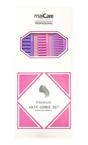 Imagen 2 de 3 de Maxcare® Set 3 Peinetas Para Mecha