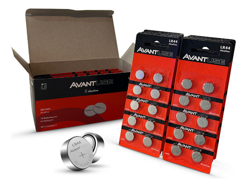 Kit 30 Bateria Alcalina Lr44 1.5v Cod: 408300018-3 Avant Use