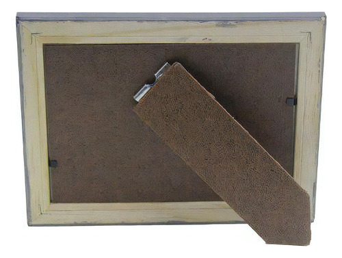 Marco de fotos de madera lisa oscura Prsct de 10 x 15 pulgadas