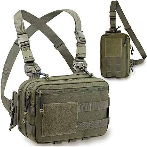 Cltac Tactical Chest Rig Bag Concealed Carry Ccw Sling Backp