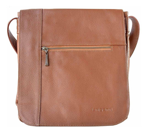 Morral Cuero Hombre Briganti Cartera Casual Moda - Acc61638