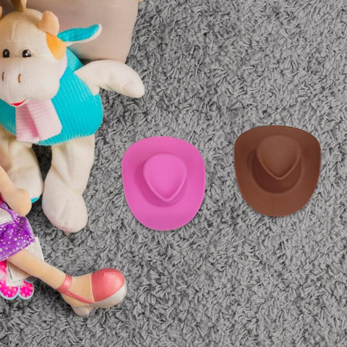 Mini Sombreros Vaqueros Para Muñecas 60 Piezas Decorativos