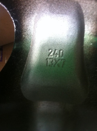 Imagen 7 de 9 de Juego De Rin 13 X7 De Ancho Manzana 100 Eagle Usa Nuevos