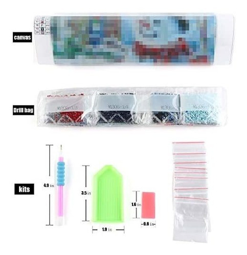 Imagen 5 de 8 de Pintura De Diamantes 5d X6 Kit Disney2