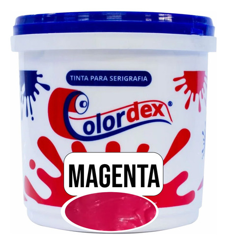 Tinta Hidrocolor Mix Magenta Colordex Silk E Serigrafia