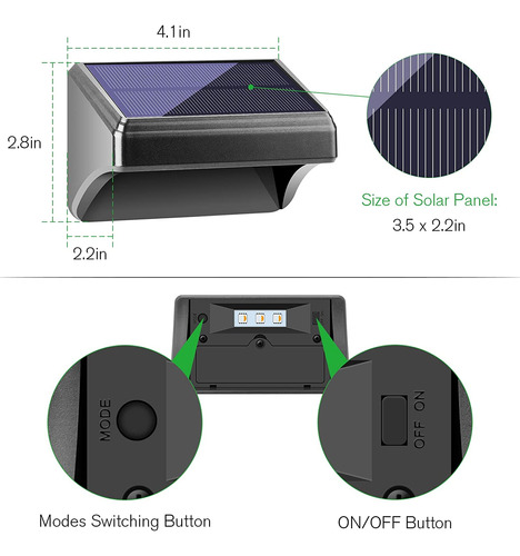 Bridika - Luces Solares Para Cerca, Luces Solares Para Exter