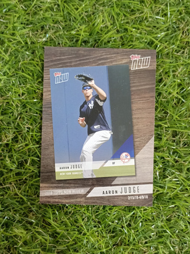 Cv Aaron Judge 2019 Topps '18 Topps Now Review Yankees 