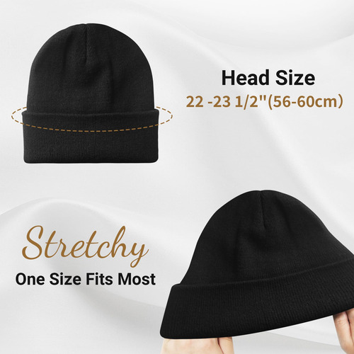 Beanie De Invierno Unisex Pffy 2 Piezas Gorros Esquimal Color Talle Diseño De La Tela