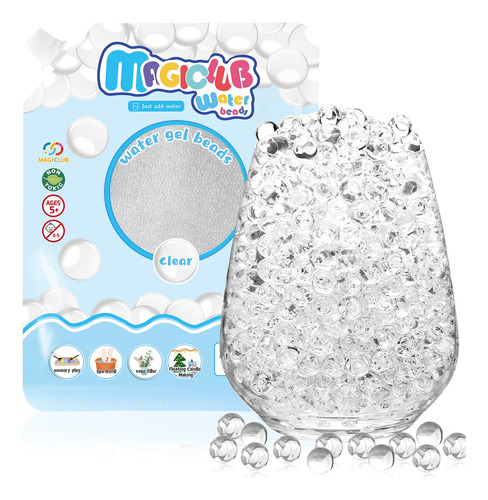 Magiclub 50000 Cuentas De Gel De Agua Transparente, Cuentas