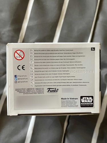 Funko Pop Darth Vader (bespin) #158. Star Wars (caja Detalle