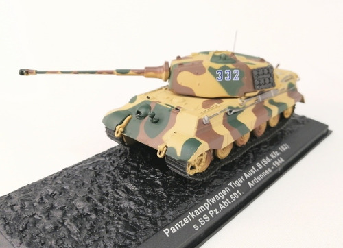 Miniatura Diecast 1/72, Carro Panzer Vi Tiger Ausf. B, 1944