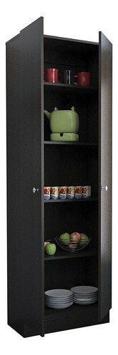 Closet 2 Puertas Home Wengue Color Negro