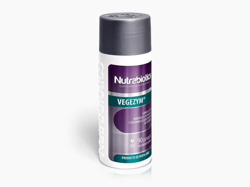 Vegezym Nutrabiotics X 90 Caps - Unidad a $1389