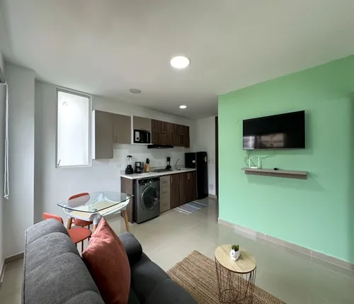 Se Alquila Lindo Apartaestudio En Quinto Piso Con Ascensor Para Renta Corta O De Larga Estancia