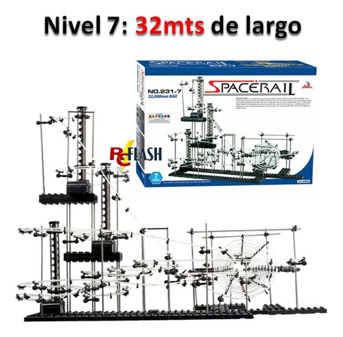 Montaña Rusa Spacerail Nivel 7 De 32 Mts Anti Playstation