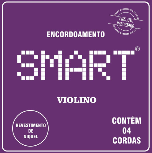 Encordoamento Para Violino, Conjunto De 4 Cordas, Smart