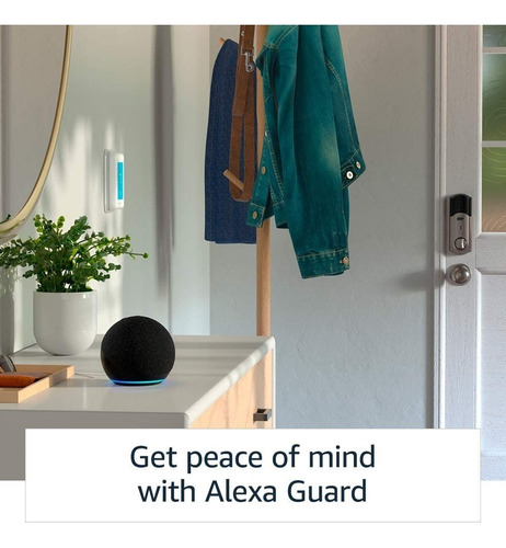 Amazon Echo Dot 4th Gen con asistente virtual Alexa charcoal 110V/240V