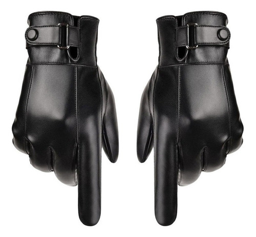 Guantes De Piel Sintética Para Una Pantalla Para Hombre,