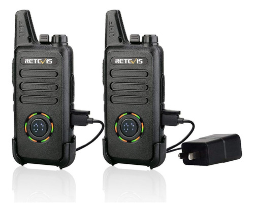 Rt22s Walkie-talkies Recargables, Pequeños Walkie Talkies Pa