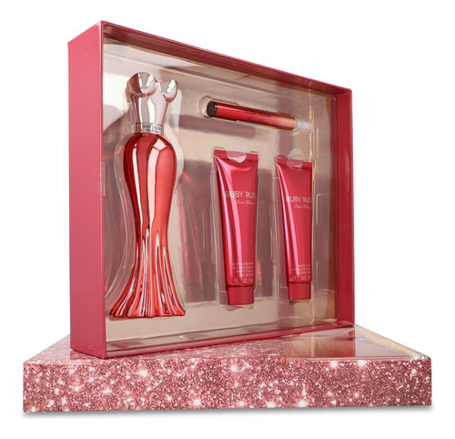 Set Paris Hilton Ruby Rush 4pzs - Dama