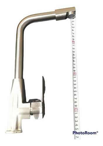 Imagen 5 de 5 de Canilla Monocomando Cocina Grifo Baño Diseño Satinada