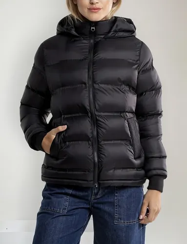 Rusty Pop Scene Puffer Coat Ld Campera Mujer
