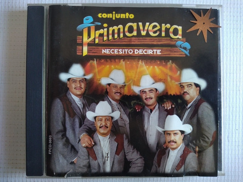 Conjunto Primavera Cd Necesito Decirte (Usado)