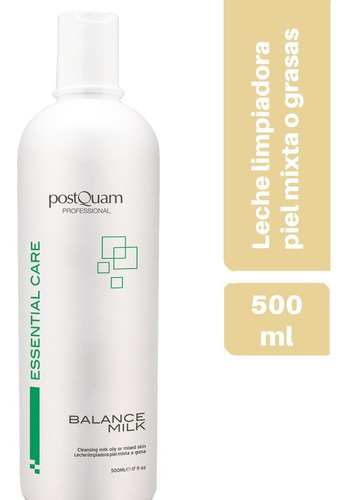 Imagen 2 de 7 de Leche Limpiadora Facial Postquam Piel Mixta O Grasa 500ml.