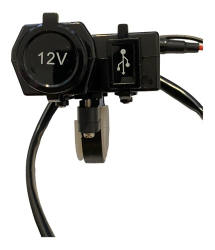 Cargador Para Encendedor Moto 12 Volt Mas 1 Usb