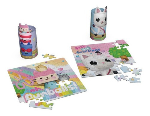 Spin Master Games Rompecabezas De Gabby´s Dollhouse 2x48 Pcs