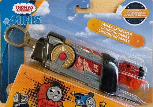 Thomas & Friends Minis Lanzador James De Locomotoras Tren Color Rojo