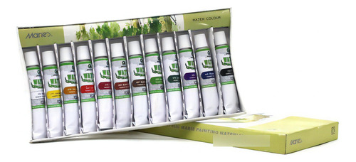 Set Pintura Acuarela Marie´s Artes Pack X12 Unidades E1336b