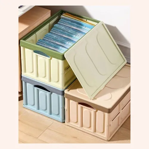 Caja De Almacenamiento Plegable De Plastico Organizador