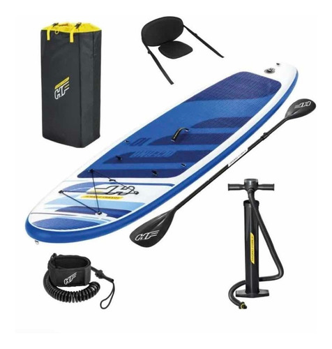 Tabla Inflable De Pie Oceana Remo Bestway 65303, 130 Kg, Color Azul