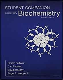Student Companion For Biochemistry