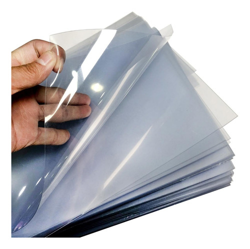 100 Folhas De Acetato Pet Transparente - 20x30cmx0,20mm Esp.