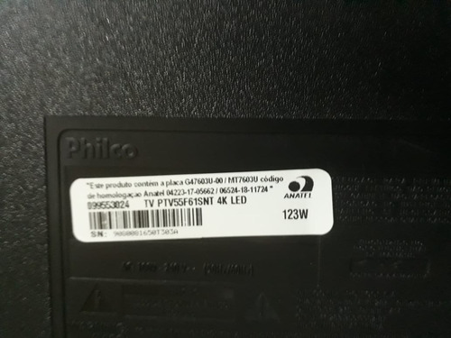 Imagem 7 de 7 de Smart Tv Philco Ptv55f61snt Led 4k 55 110v/220v
