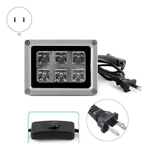 Resina De Lâmpada De Cura Led Uv 85-260v 405nm Para Sla Dlp
