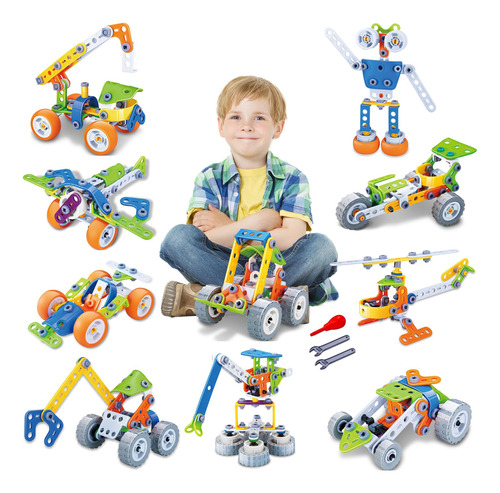 Stem Building Toys For Kids 3 4 5 6 7 8+ Anos 167pcs Regalos