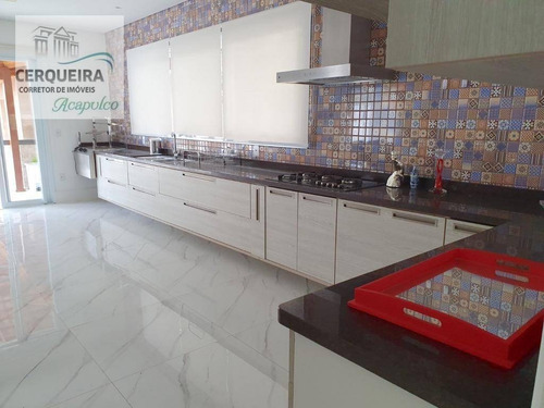 Casa Com 6 Dormitórios À Venda, 460 M² Por R$ 3.000.000 - Acapulco - Guarujá/sp - Ca0584