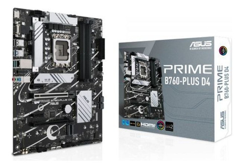 Placa Mãe Asus Prime B760-plus D4 Lga 1700 Ddr4 Preto