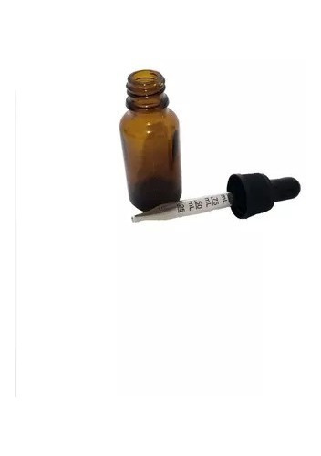 25 Botella Gotero Pipeta Vidrio, 20 Ml Ámbar(it-223)