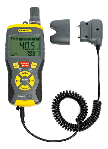 General Tools Termohigrómetro Rhmg650 9 En 1 Con Medidor De 